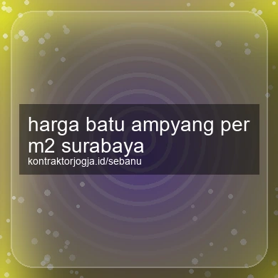 Harga Batu Ampyang Per M2 Surabaya