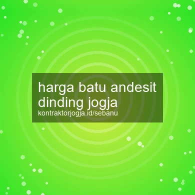 Harga Batu Andesit Dinding Jogja