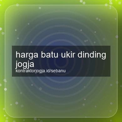 Harga Batu Ukir Dinding Jogja