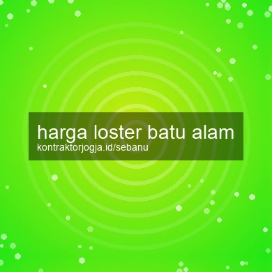 Harga Loster Batu Alam