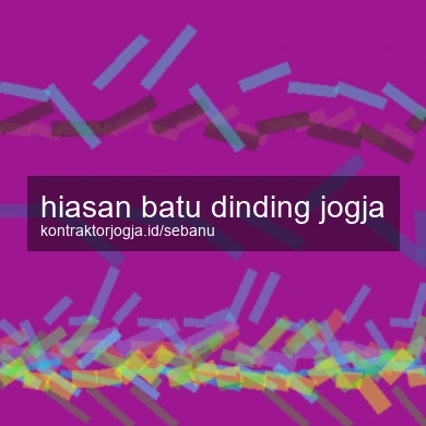 Hiasan Batu Dinding Jogja