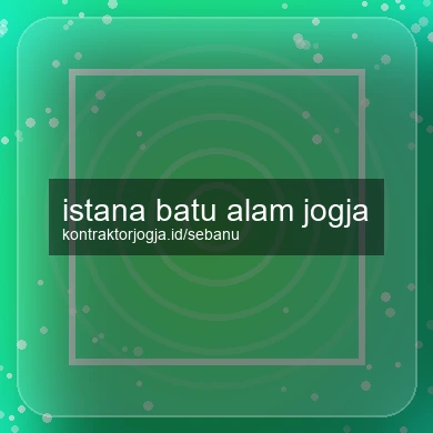 Istana Batu Alam Jogja