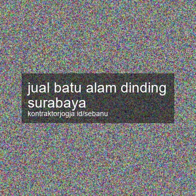 Jual Batu Alam Dinding Surabaya