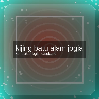 Kijing Batu Alam Jogja
