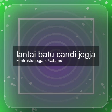 Lantai Batu Candi Jogja