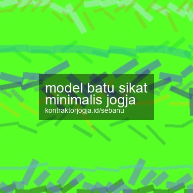Model Batu Sikat Minimalis Jogja