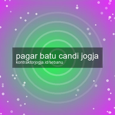 Pagar Batu Candi Jogja
