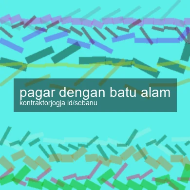 Pagar Dengan Batu Alam