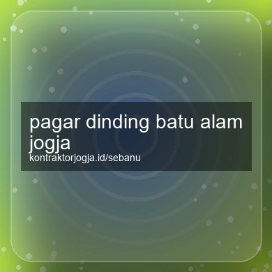 Pagar Dinding Batu Alam Jogja