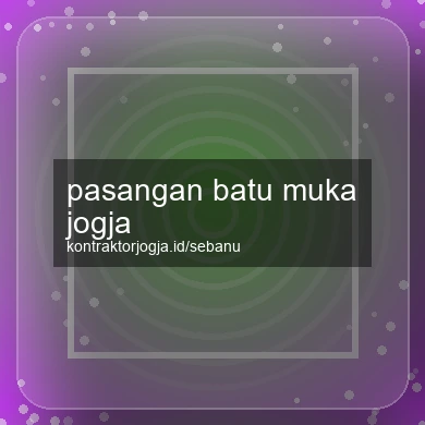 Pasangan Batu Muka Jogja