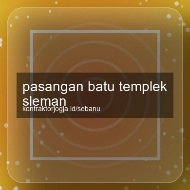 Pasangan Batu Templek Sleman