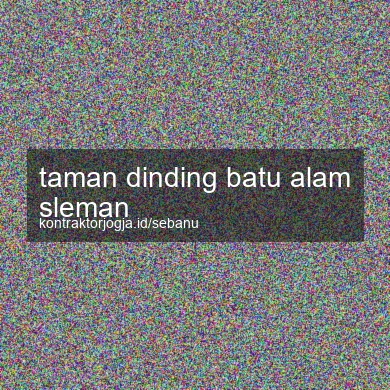 Taman Dinding Batu Alam Sleman
