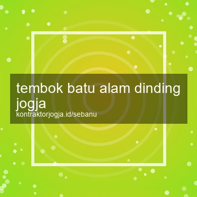 Tembok Batu Alam Dinding Jogja
