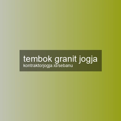 Tembok Granit Jogja