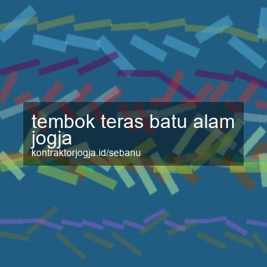 Tembok Teras Batu Alam Jogja