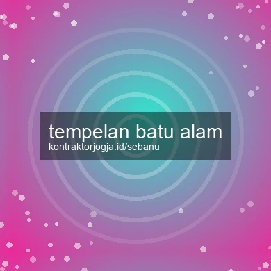 Tempelan Batu Alam