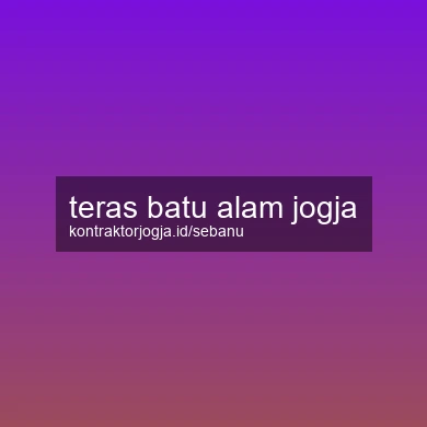 Teras Batu Alam Jogja