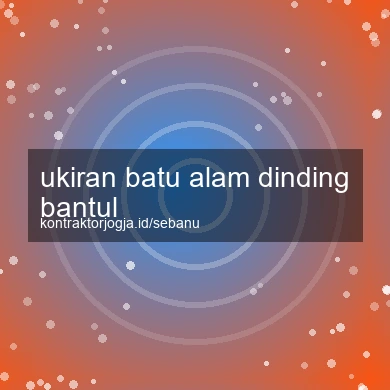 Ukiran Batu Alam Dinding Bantul