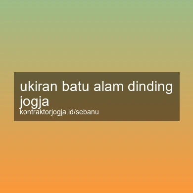 Ukiran Batu Alam Dinding Jogja