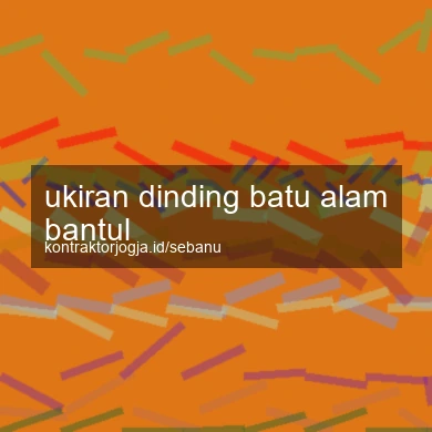 Ukiran Dinding Batu Alam Bantul